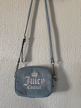 Slate Blue JUICY COUTURE crossbody bag Bling Soft